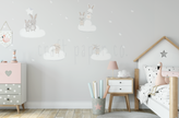 Tüm Bıdık Tavşanlar Set Çocuk Odası Duvar Sticker — detay görünümü 2 | Craft Paper Co