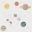 Uzay Sticker Seti Erkek Çocuk Odası Duvar Sticker — detay görünümü | Craft Paper Co