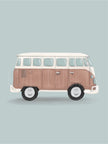 VW Van Çocuk Odası Posteri — detay görünümü | Craft Paper Co