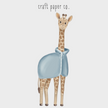 Yağmurluk Giyen Zürafa Çocuk Odası Duvar Sticker — detay görünümü 2 | Craft Paper Co