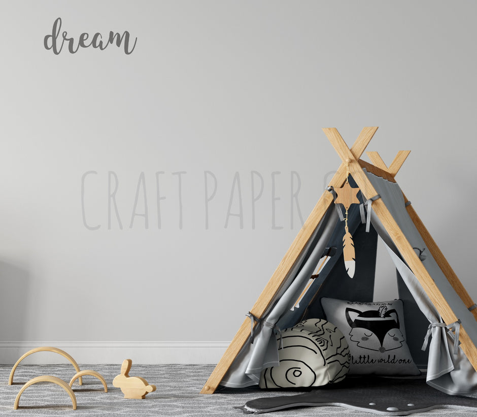 Yazı Sticker Çocuk Odası Duvar Sticker — detay görünümü 3 | Craft Paper Co